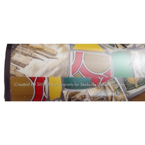 1997 Shards for Starbucks Chicago Illinois Coffee Travel Mug Thermo Serv 16oz. - Picture 4 of 8
